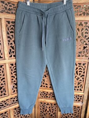 Puma Dark Green Men's Jogger Sweatpants